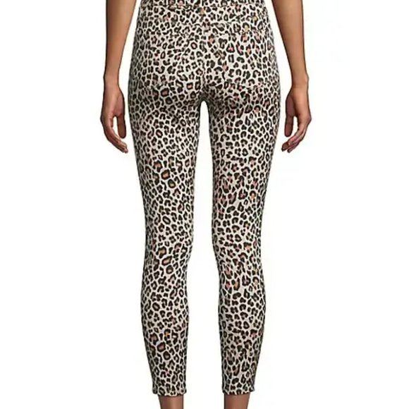 Design Lab - High-Rise Skinny Jeans Leopard Print - Picture 2 of 2